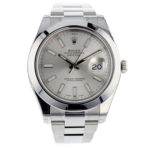 rolex datejust ii silver dial roman markings 41mm|rolex datejust 41mm price.